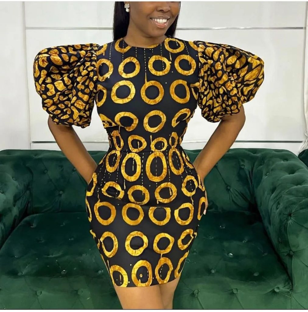 Pictures of Simple Ankara Short Gowns